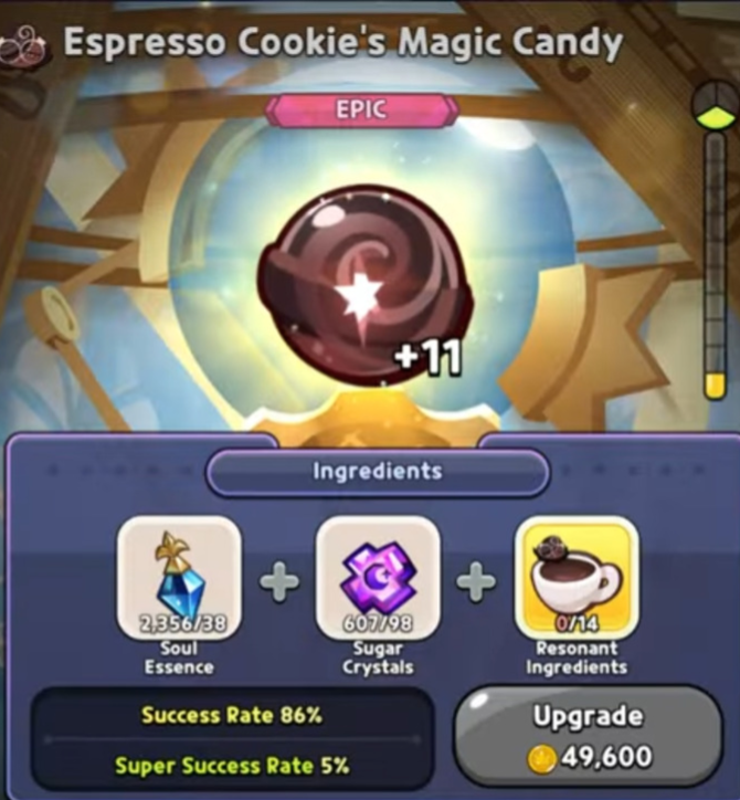 magic candy off espresso cookie