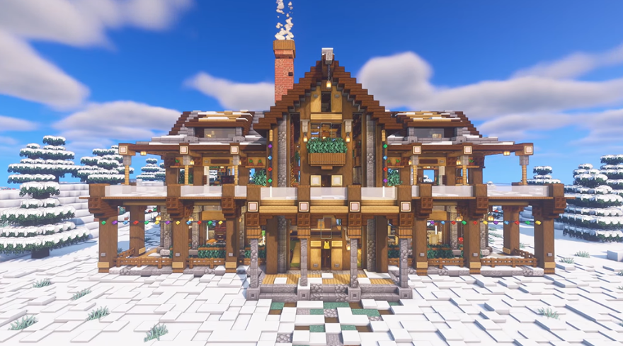 Minecraft Mansion Image