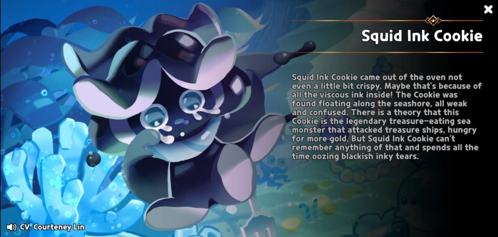 squid ink cookie story