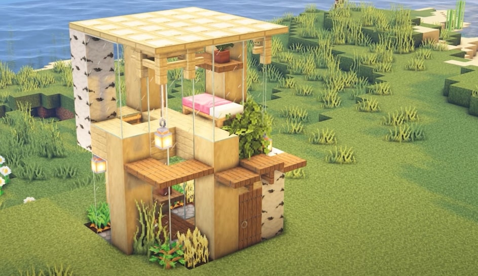 Minecraft Birch Houses