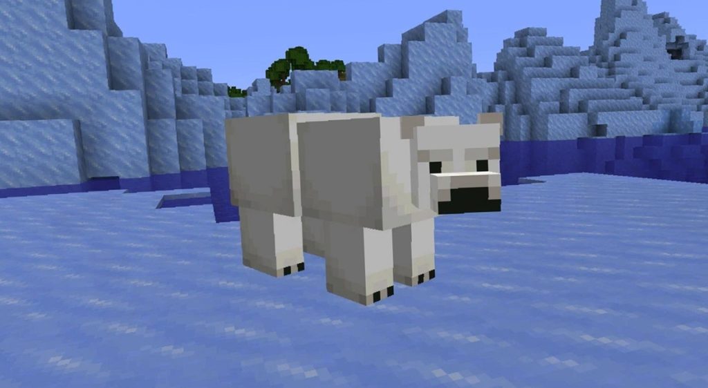 what do polar bears eat in minecraft